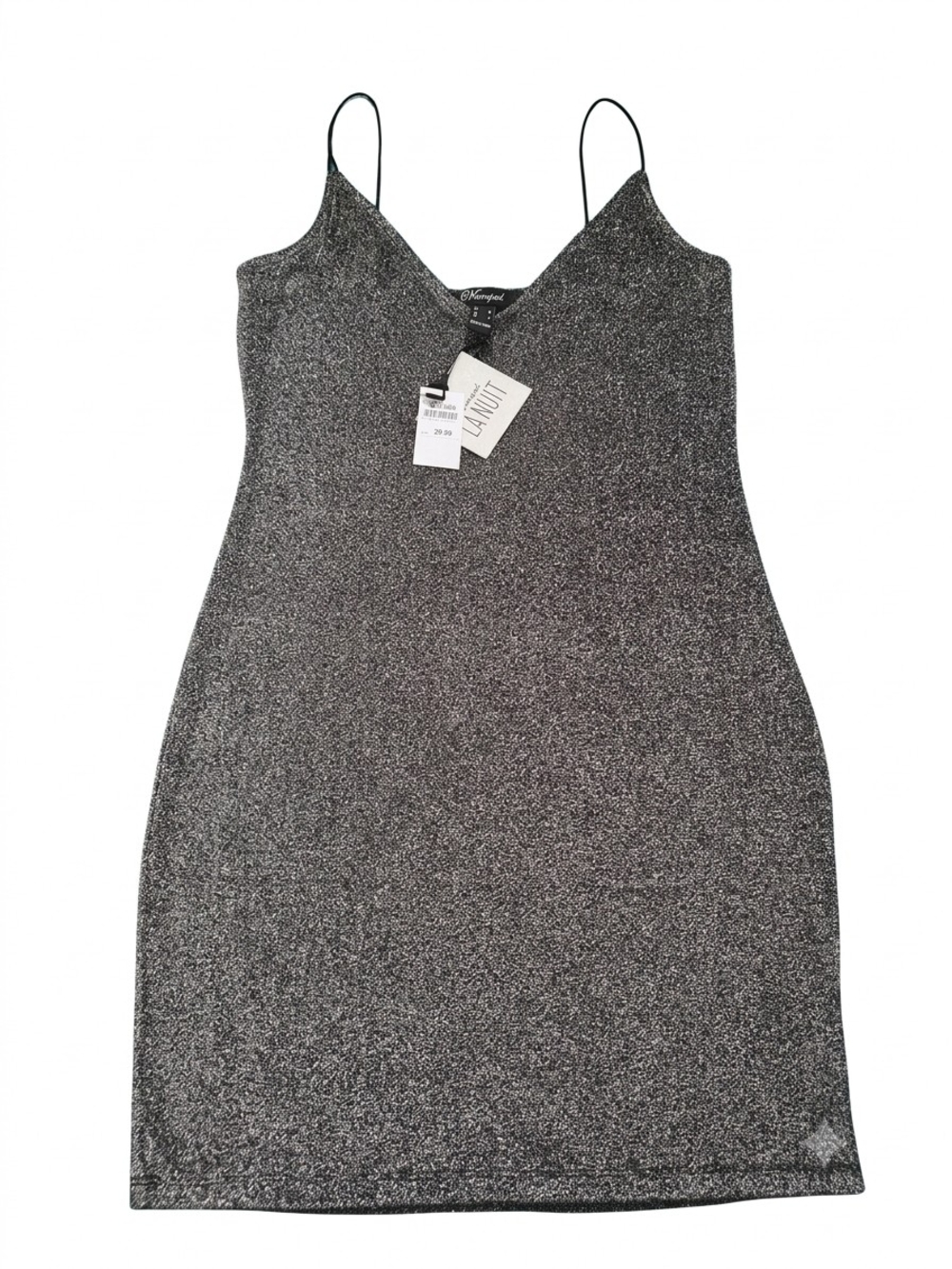 ReVamped La Nuit Silver Sparkle Dress